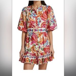 Farm Rio Bananas belted Dress